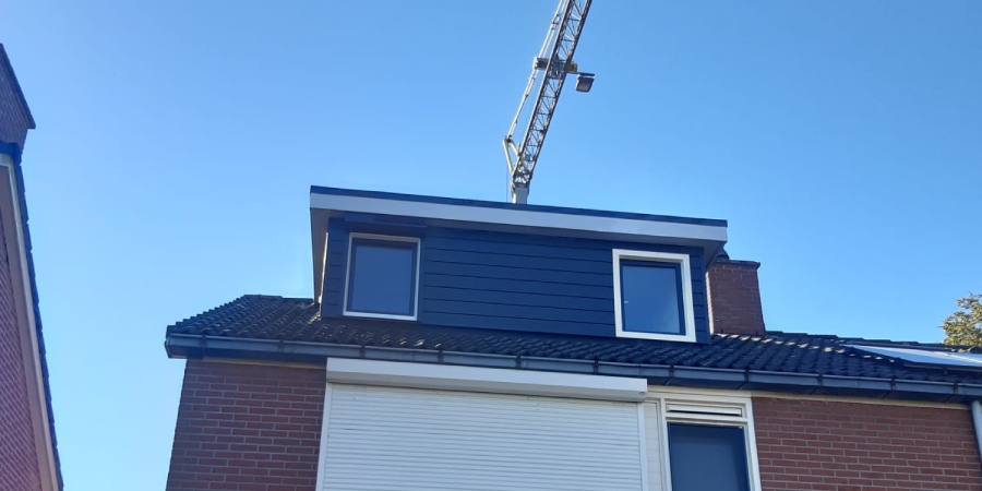 Een nieuwe dakkapel op een woning